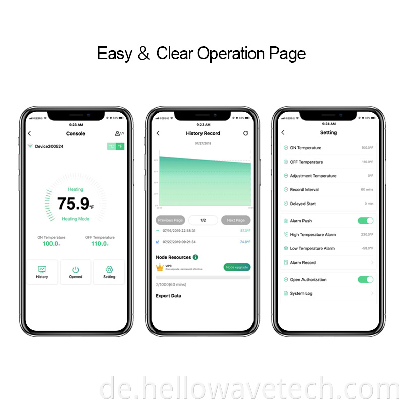 1703wifi App smart temperature controller